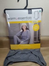 Cuddl Duds Woman&#39;s Grey Waffle Thermal Top Size SMALL  NEW  - $10.79