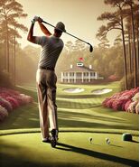 Golfer Tee Off Throw Blanket – Lush Green Fairways, Stunning Golf Scene - $35.00+