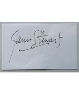 James Stewart (d. 1997) Signed Autographed 3x5 Signature Page - Lifetime... - $1,834.22 MXN