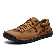 2020 New Spring Men&#39;s Shoes -up Man Outdoor Casual Shoes Quality Split Leather L - £60.41 GBP
