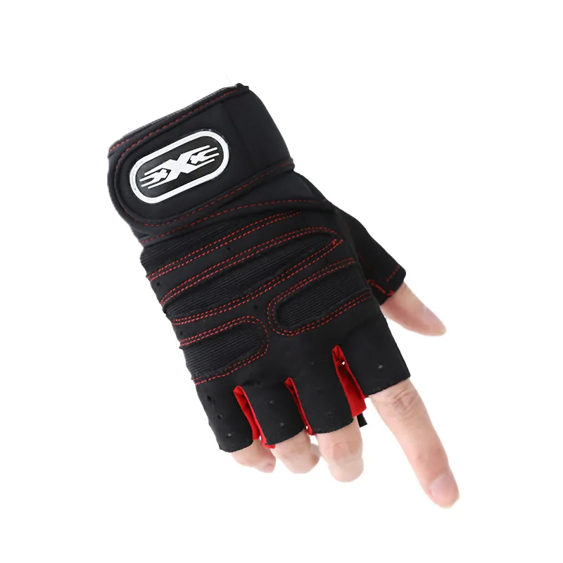 Men&#39;s Wrist Half Finger Fitness Gloves Barbell Instruments Weightlifting Outdoor - £83.87 GBP