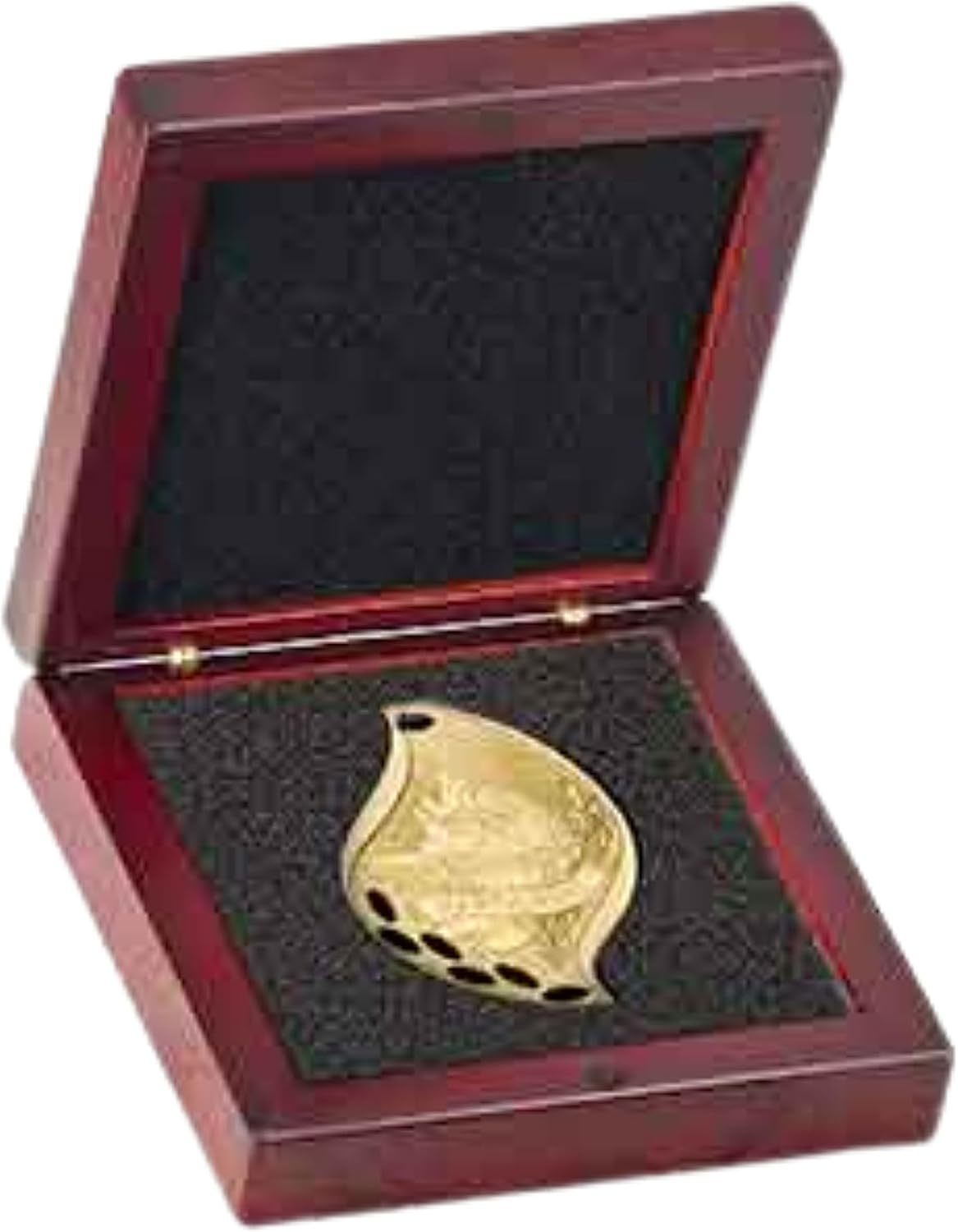 Decade Awards Challenge Coin/Rosewood Finish Medal, 4.25&quot; Inch Square - $44.99