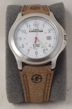 Timex Expedition metal Field 20MM CR2016 Leather Strap Mens Watch - $49.50