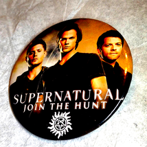 Vintage supernatural Pinback button &quot;Join the Hunt&quot; - £11.87 GBP