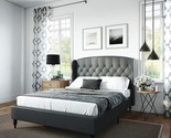 Classic Brands Coventry Upholstered Platform Bed | Headboard And Metal F... - $299.99