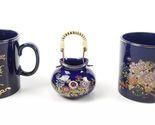 2 Tea Cups and 1 with Lifting Handle A Gift Corp. Japan. Oriental - $24.90