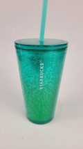 Starbucks Summer 2021 Ombre Green 16oz Tumbler # 011122943 W/Straw - $13.00