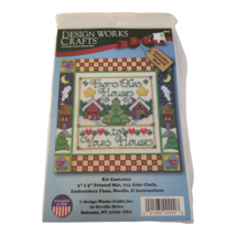 Design Works Crafts Counted Cross Stitch Kit From Our House Neighbor Gift Idea - £7.86 GBP