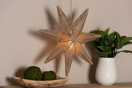 Kresna Handwoven Jute Pendant Lampshade - $1,626.28 MXN