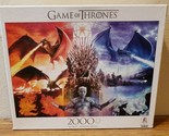 Buffalo Games - GAME OF THRONES: FIRE AND ICE - 2000 piece puzzle - Bran... - £20.02 GBP