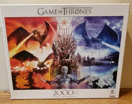 Buffalo Games - Game Of Thrones: Fire And Ice - 2000 Piece Puzzle - Brand New - £19.65 GBP