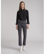 Rag &amp; Bone Dylan Denim Crop Flare Jeans in Grey Kuro $250, Sz 23, Nwt! - $90.29 CAD