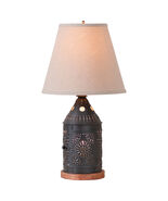 Tinner's Revere Lamp with Linen Empire Shade - $179.45