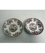 Vintage 2 SMALL BERRY BOWLS W.T. COPELAND &amp; SONS STOKE UPON TRENT  Brown - $12.30