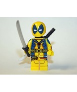 Deadpool Yellow and Blue X-Men Comic Minifigure - $9.19 CAD