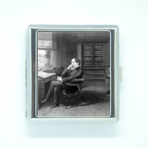 20 CIGARETTES CASE box Charles DICKENS historical photo card ID holder P... - $18.90