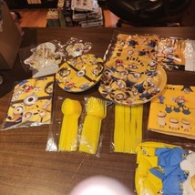NEW Minions Despicable Me Party Supplies, complete set balloons, plates ... - $19.60