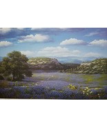 Hill Country Horizon - Signed Art Print by Ronnie Hedge - 20&quot; x 30 1/4&quot; - £109.88 GBP