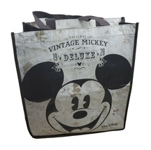 Tote Carry Reusable Bag Mickey Mouse 13.25 x 15.25 Inch Retro - $15.33