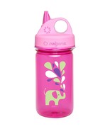 Nalgene Sustain Grip-N-Gulp 12oz Kids Bottle (Pink Elephant) Reusable Si... - £11.45 GBP
