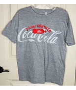 Vintage Coca-Cola 2 Liter Contour Coke Logo Crew Neck Tee T Shirt Large ... - £7.60 GBP
