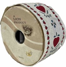 Vintage Lion Ribbon Co. - Design Studio - FOLK HEART  No. 40 - 25 Yards ... - $31.58