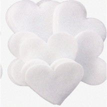 Heartfelt Delights - 4&quot; Stiff Felt Hearts Set of 16 in Eleg - £18.70 GBP