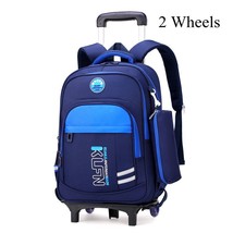 School Rolling Backpack for Boys School Wheeled Bags Boys Rolling Backpa... - $94.87