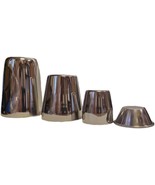 Stainless Steel Cupset Glass Slumping Molds Glass Fusing Kiln Mold 4 Pack - $1,556.22 MXN