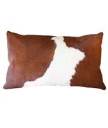 interoknack Luxury Cowhide Throw Pillow Cover  European Style Natural H... - €301,69 EUR
