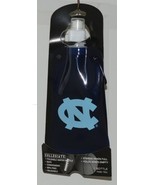 Collegiate Licensed North Carolina Tar Heels Reusable Foldable Water Bottle - £10.26 GBP