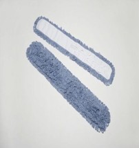 QTY-2 Skilcraft Inhibitor Anti-Microbial Blue Dust Mop Head, Fits 5” X 4... - £32.26 GBP