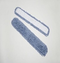 QTY-2 Skilcraft Inhibitor Anti-Microbial Blue Dust Mop Head, Fits 5” X 4... - £31.04 GBP