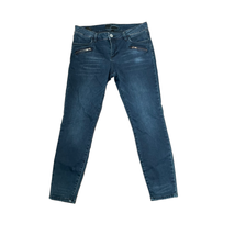 Kut From The Kloth Crop Jeans Size 8 Womens Blue Denim Cotton Stretch 32X27 - £15.79 GBP