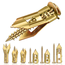 80Pcs Self Drilling Drywall Anchors and Screws Kit, 2025 Upgraded 3 Size... - $8.86