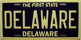 Delaware State License Plate Novelty Fridge Magnet - $7.99
