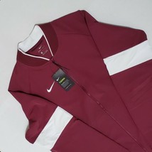 Nike Football Jacket Full Zip Therma Dri-Fit Mens L Crimson Maroon AO5854-669 - £62.89 GBP