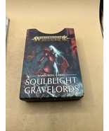Games Workshop Warhammer Age of Sigmar Warscroll Cards Soulblight Gravel... - $33.83 CAD