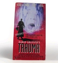 Vtg Dario Argento&#39;s Trauma 1992 VHS Horror Asia Argento Piper Laurie New... - $726.02 MXN