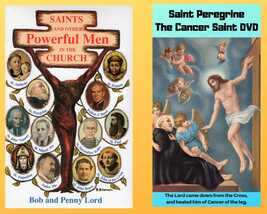Saints And Other Powerful Men Book and Companion Saint Peregrine DVD Free Shippi - $605.35 MXN