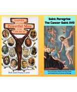 Saints And Other Powerful Men Book and Companion Saint Peregrine DVD Fre... - $605.35 MXN