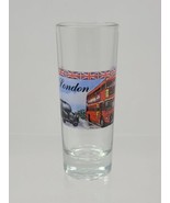 London Souvenir Shot Glass Double Decker Bus Double Shot England British... - $9.89