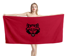 Arkansas State Red Wolves  NCAAF Beach Bath Towel Swimming Pool Holiday  Gift - £18.08 GBP+