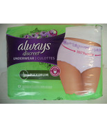 Always Discreet Incontinence Underwear for Women, Size L. 17 Count - $17.82