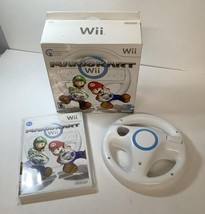 Mario Kart Steering Wheel Racing Controller and Video Game Nintendo Wii RVLRRMCE - £51.62 GBP
