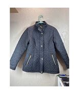 Big Chill Women&#39;s Black Faux Quilt Insulated Jacket Coat Size Small - $498.97 MXN