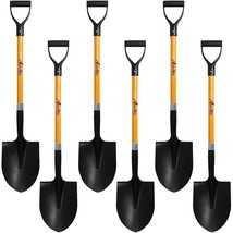Ashman Round Shovel (6 Pack) - D Handle Grip With 41 Inches Long Shaft With A Du - £185.88 GBP