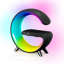 Rhythm RGB Light Bar Smart Light Sunrise Alarm Clock, Dimmable Table Lam... - $65.95
