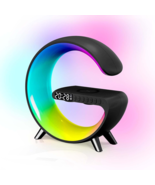 Rhythm RGB Light Bar Smart Light Sunrise Alarm Clock, Dimmable Table Lam... - $65.95