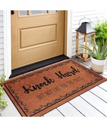 Arttown Knock Hard But Not Like You The Police Door Mat, 17 x 30 Inch Fu... - £26.72 GBP